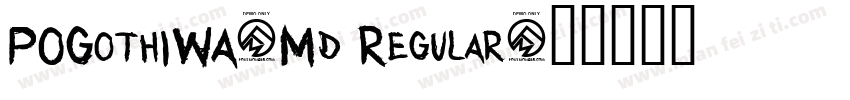 POGothIWA-Md Regular字体转换